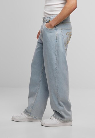 HOMEBOY Wide leg Jeans 'X-Tra Monster Gothic' in Blue