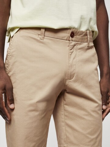 MANGO MAN Regular Chino Pants in Beige