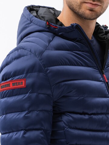 Ombre Between-season jacket 'C368' in Blue