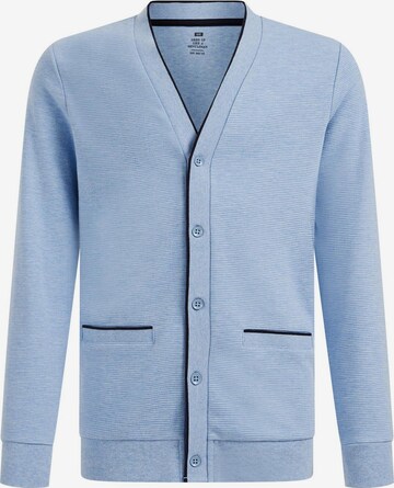 WE Fashion Knit cardigan in Blue: front