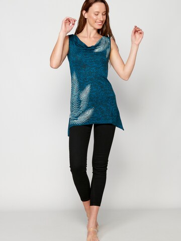 KOROSHI Top in Blau