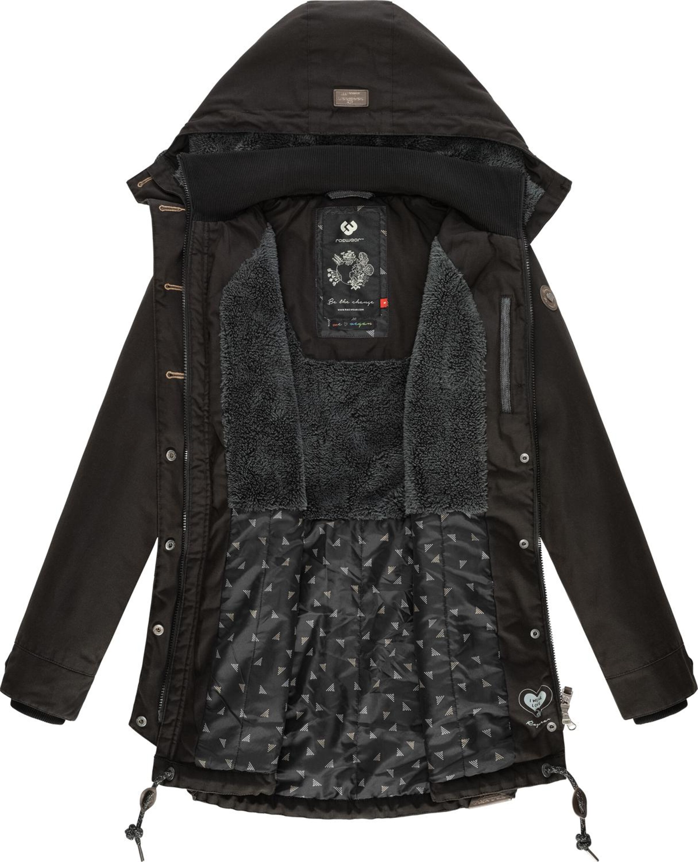 Ragwear Jacke 'Jane' in Schwarz