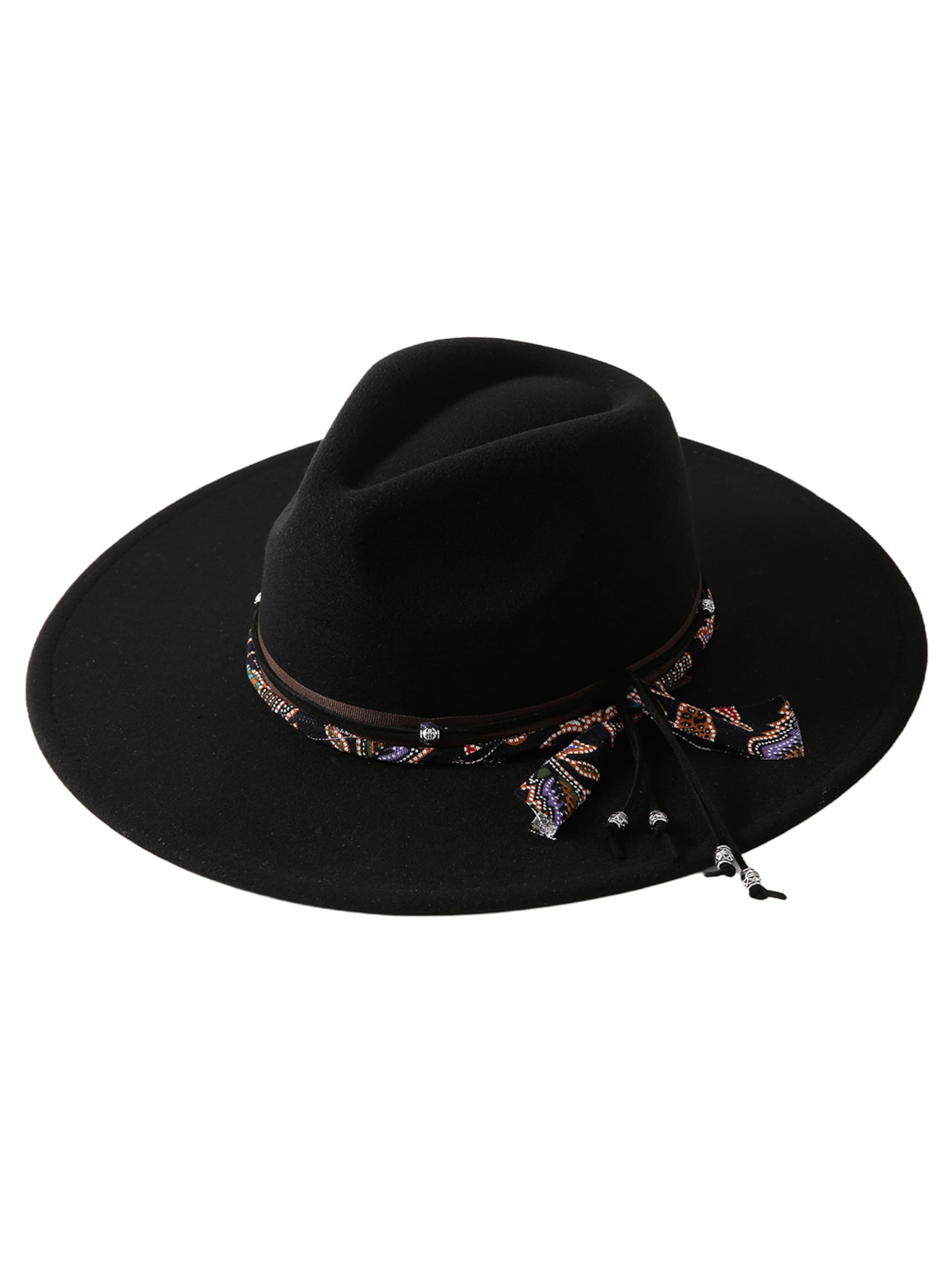 Emilie collection Hat 'Fedora' in Black: front