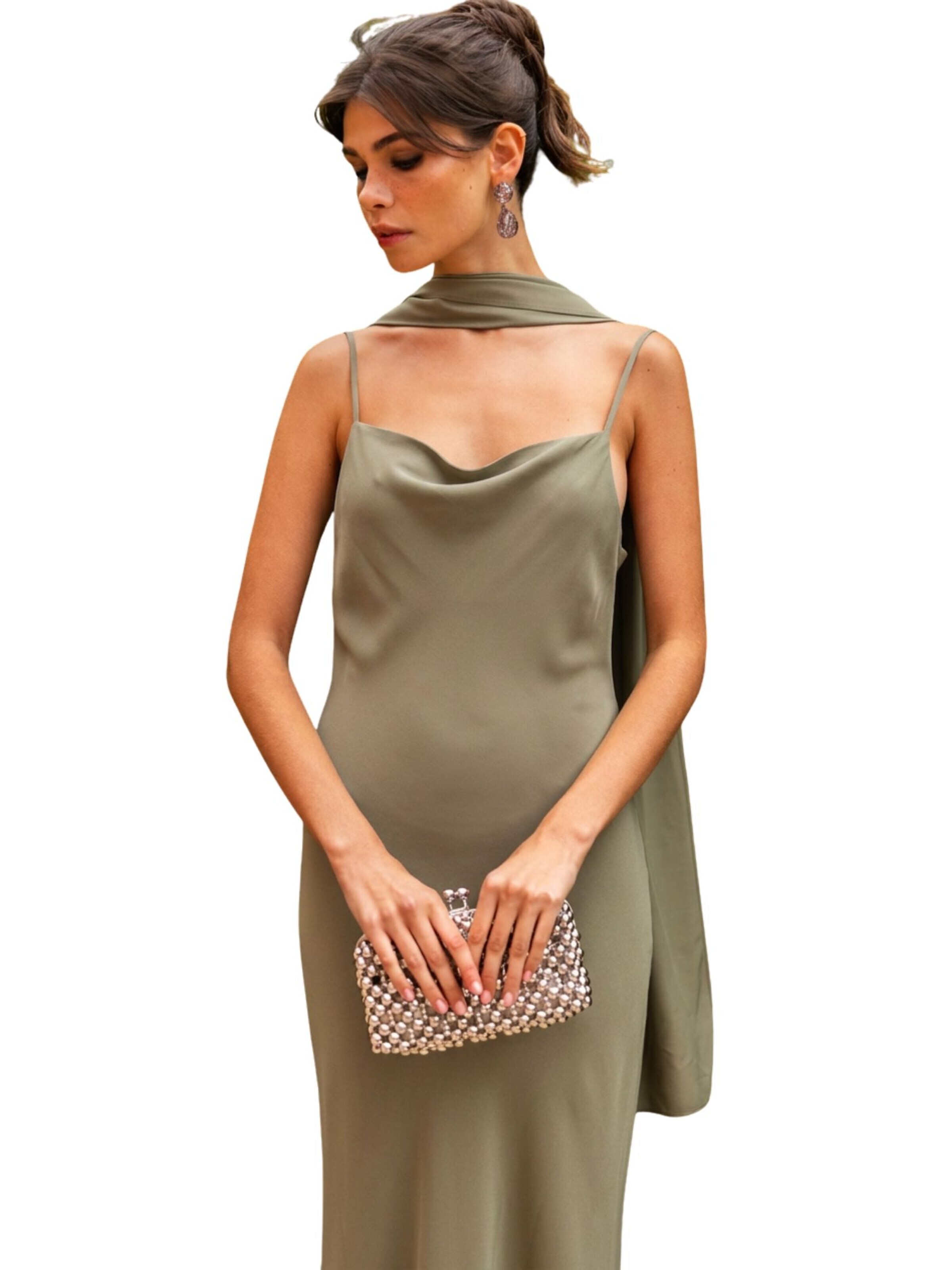 Abito da cocktail 'Wattala Dress' di Nisia PartyWear in verde