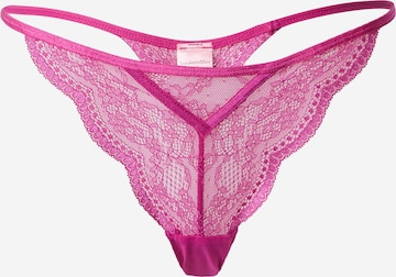 Hunkemöller Stringid 'Isabelle', värv roosa: eest vaates