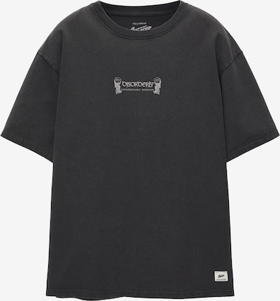 Pull&Bear T-Shirt en anthracite / gris clair, Vue avec produit