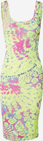 Versace Jeans Couture - Vestido de cocktail em mistura de cores: frente