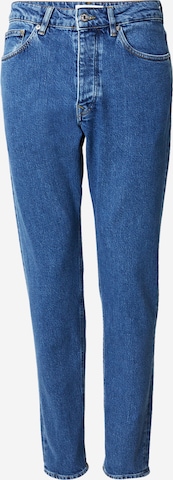 Effilé Jean 'SLH190-BEN KORI' SELECTED en bleu : devant