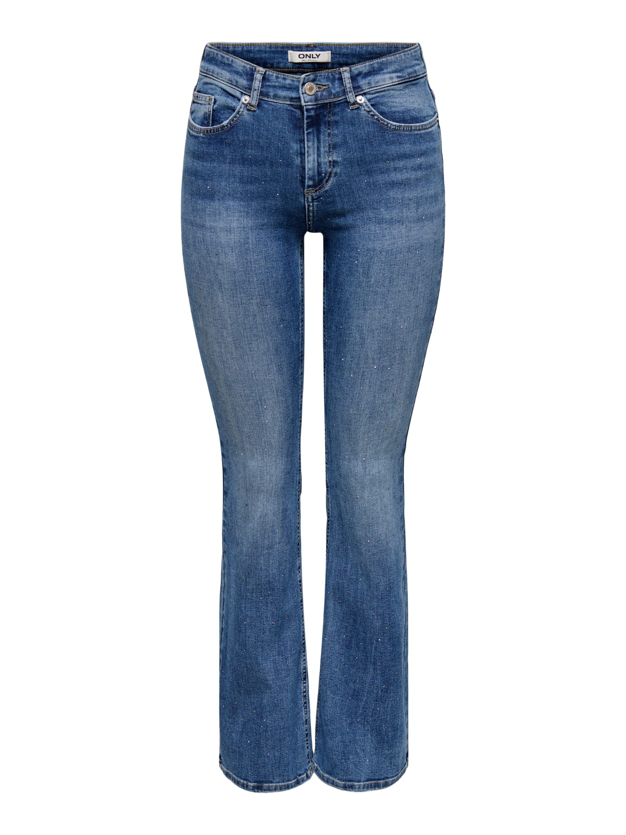 ONLY Baggy Jeans 'Blush' in Blue: front