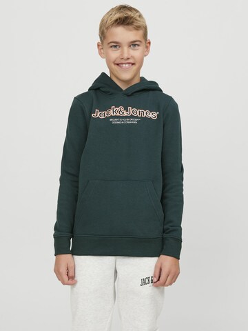 Sweat Jack & Jones Junior en vert : devant