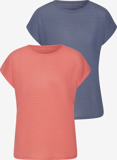 Marškinėliai iš VIVANCE, spalva – tamsiai mėlyna / abrikosų spalva, Prekių apžvalga