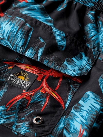 Superdry & Co Kratke kopalne hlače | črna barva
