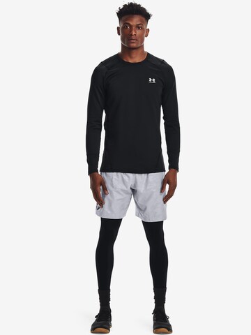 UNDER ARMOUR Athletic Sweatshirt in Black
