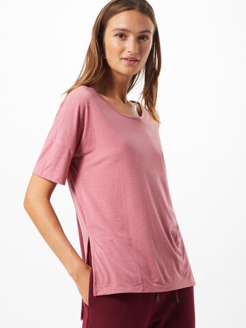 T-shirt fonctionnel NIKE en rose : devant