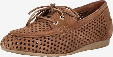 Chaussure à lacets Paul Green en marron : devant