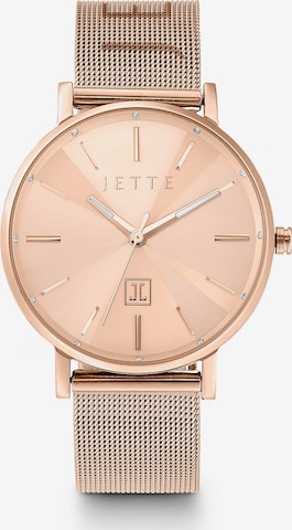 JETTE Analog Watch in Pink: front