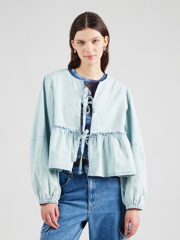 Free People Bluse in Blau: Vorderseite