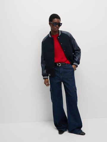 Veste mi-saison Marks & Spencer en bleu : devant