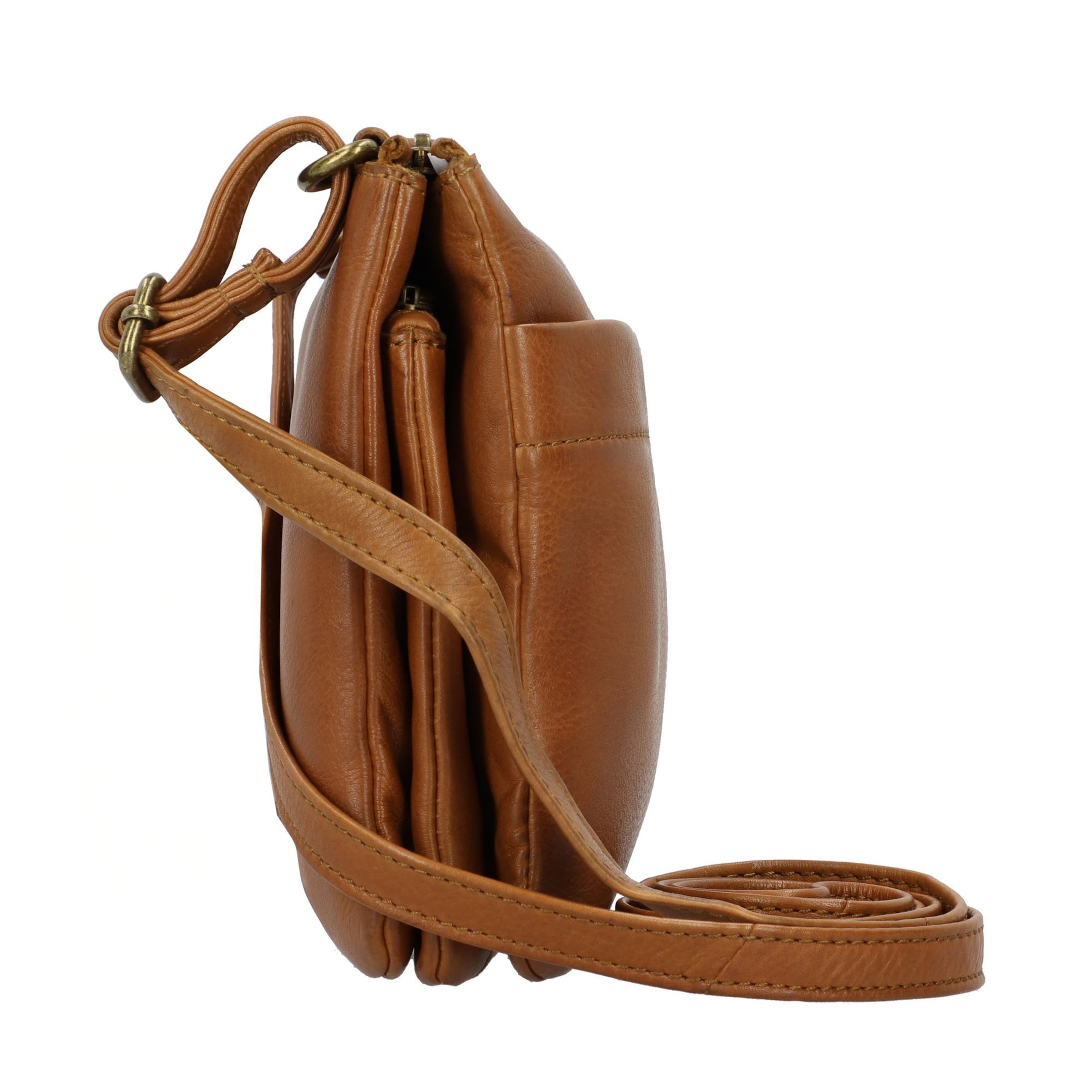 GREENBURRY Schoudertas 'Colombiana' in Bruin