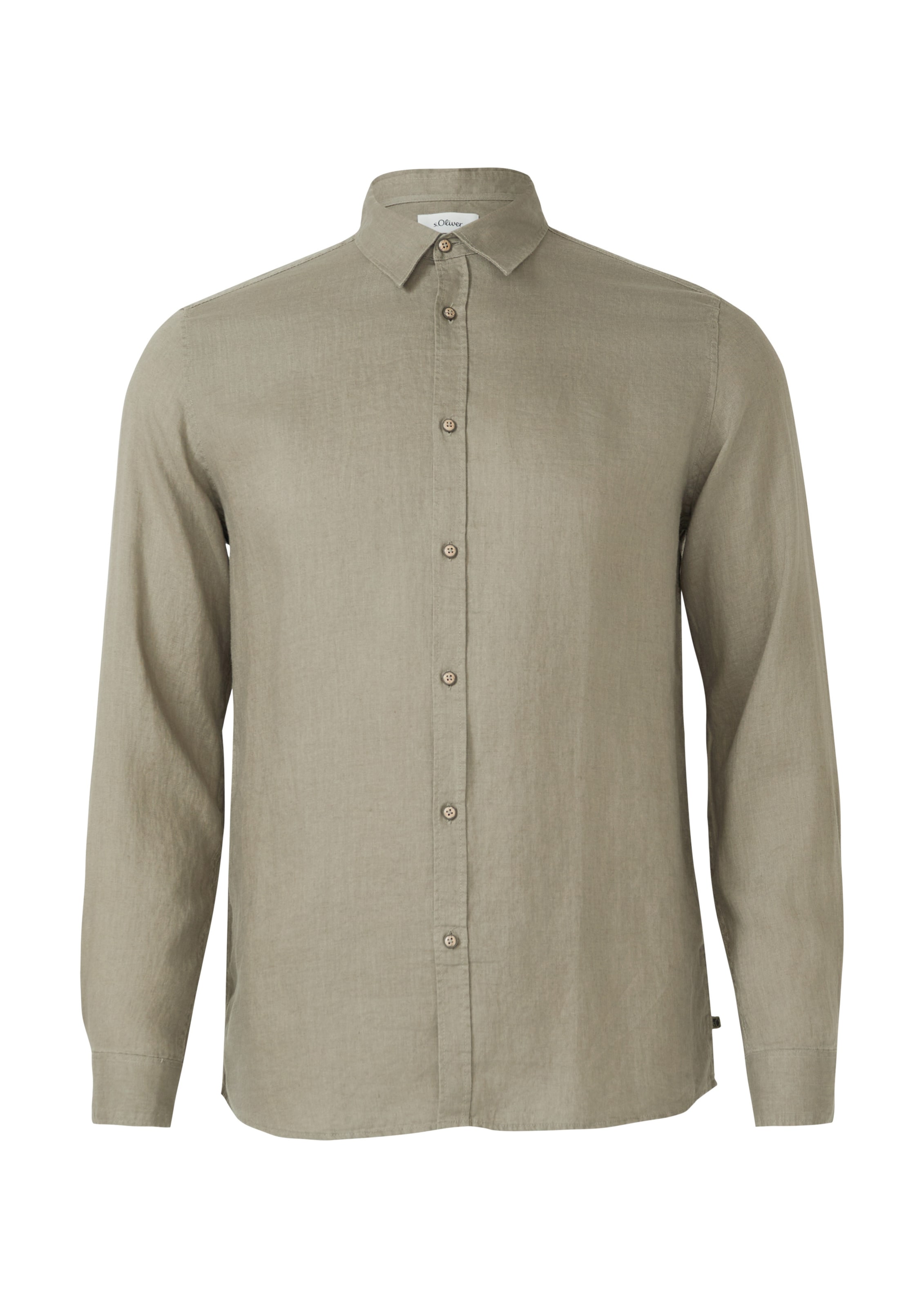 s.Oliver Hemd in Grün: Vorderseite