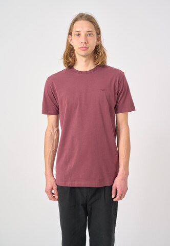 Cleptomanicx Shirt 'Ligull Regular' in Brown: front