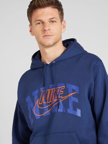 Nike Sportswear Sweatshirt 'CLUB' in Blau