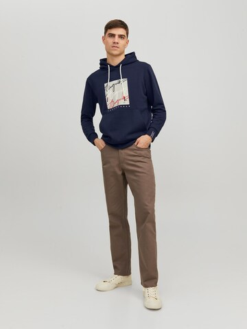 JACK & JONES Sweatshirt 'Josh' i blå