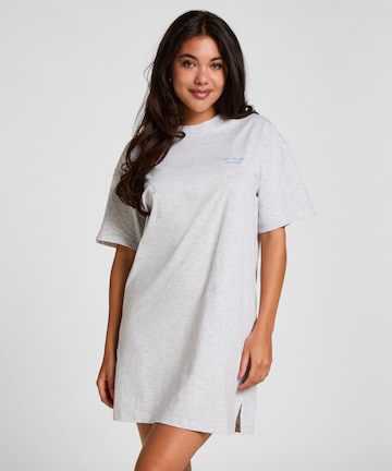 Hunkemöller Slaapshirt in Grijs: voorkant