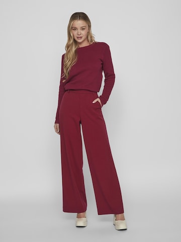 VILA Wide Leg Hose 'Varone' in Rot