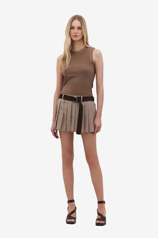 No Matter What Top in Braun