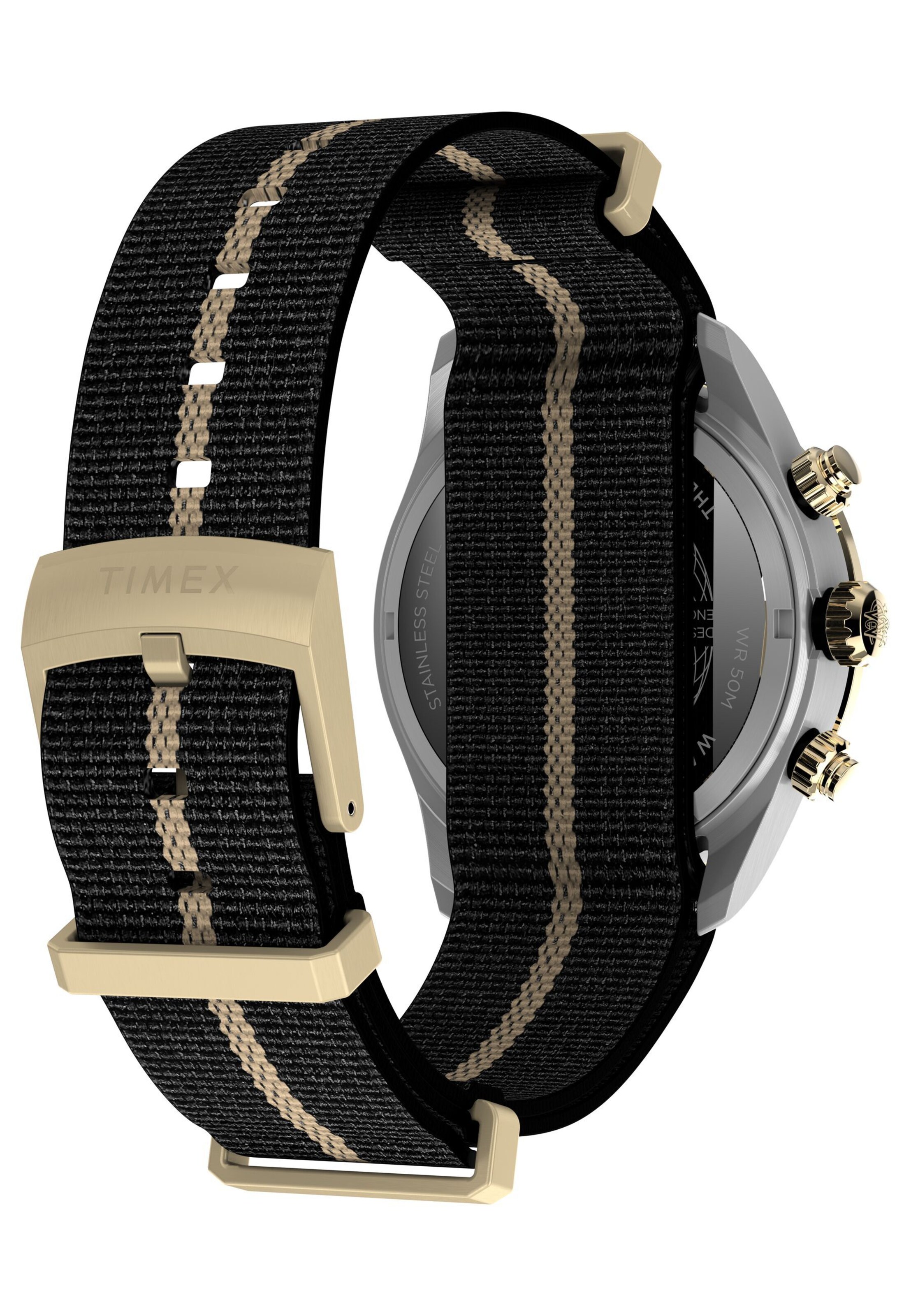 Montre à affichage analogique ' Waterbury Heritage ' TIMEX en noir