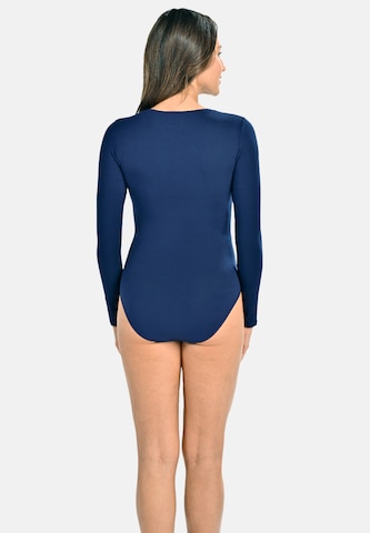TEYLI Shirt Bodysuit in Blue