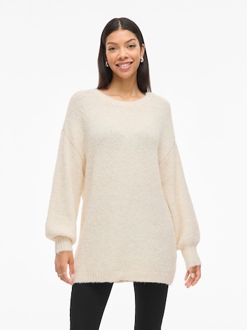 VILA Trui 'MARLEY' in Beige: voorkant