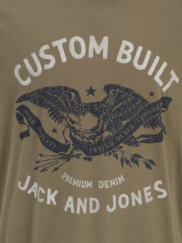 Jack & Jones Plus T-Shirt 'FONNE' in Grün