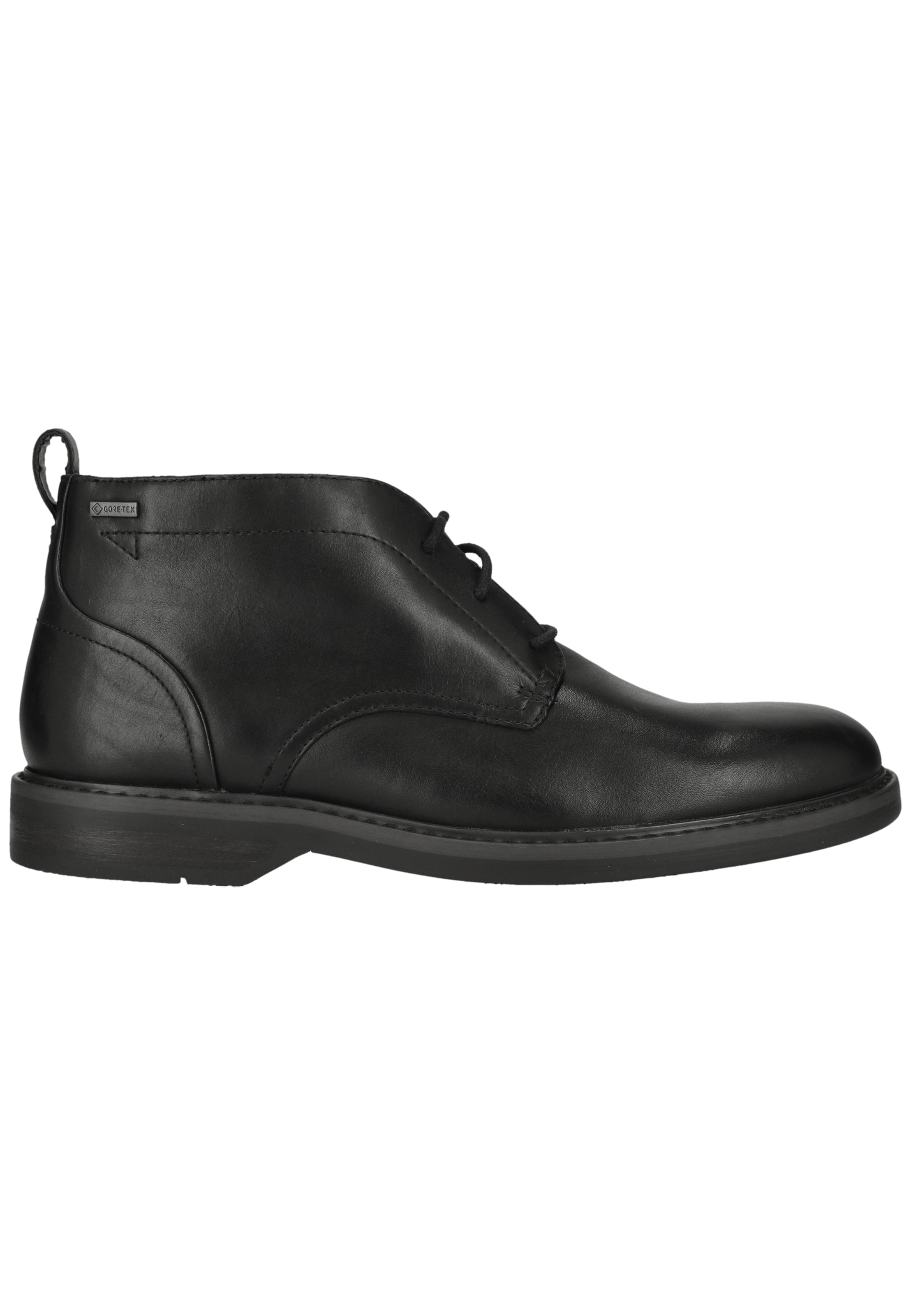 CLARKS Schnürschuhe 'Aldwin Mid Gore-Tex' in Schwarz