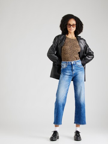 Le Temps Des Cerises Boot cut Jeans in Blue