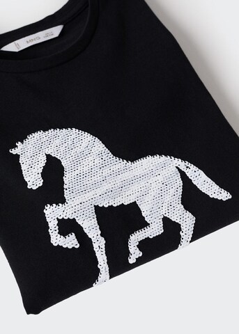 T-Shirt 'Animals' MANGO KIDS en noir