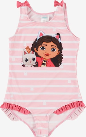 Gabby`s Dollhouse Swimsuit in Pink: front