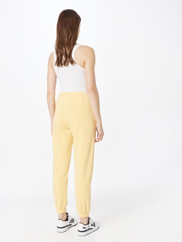 PIECES Tapered Pants 'Chilli' in Yellow