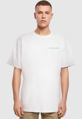 Merchcode Shirt 'Natural Flow' in Weiß: Vorderseite