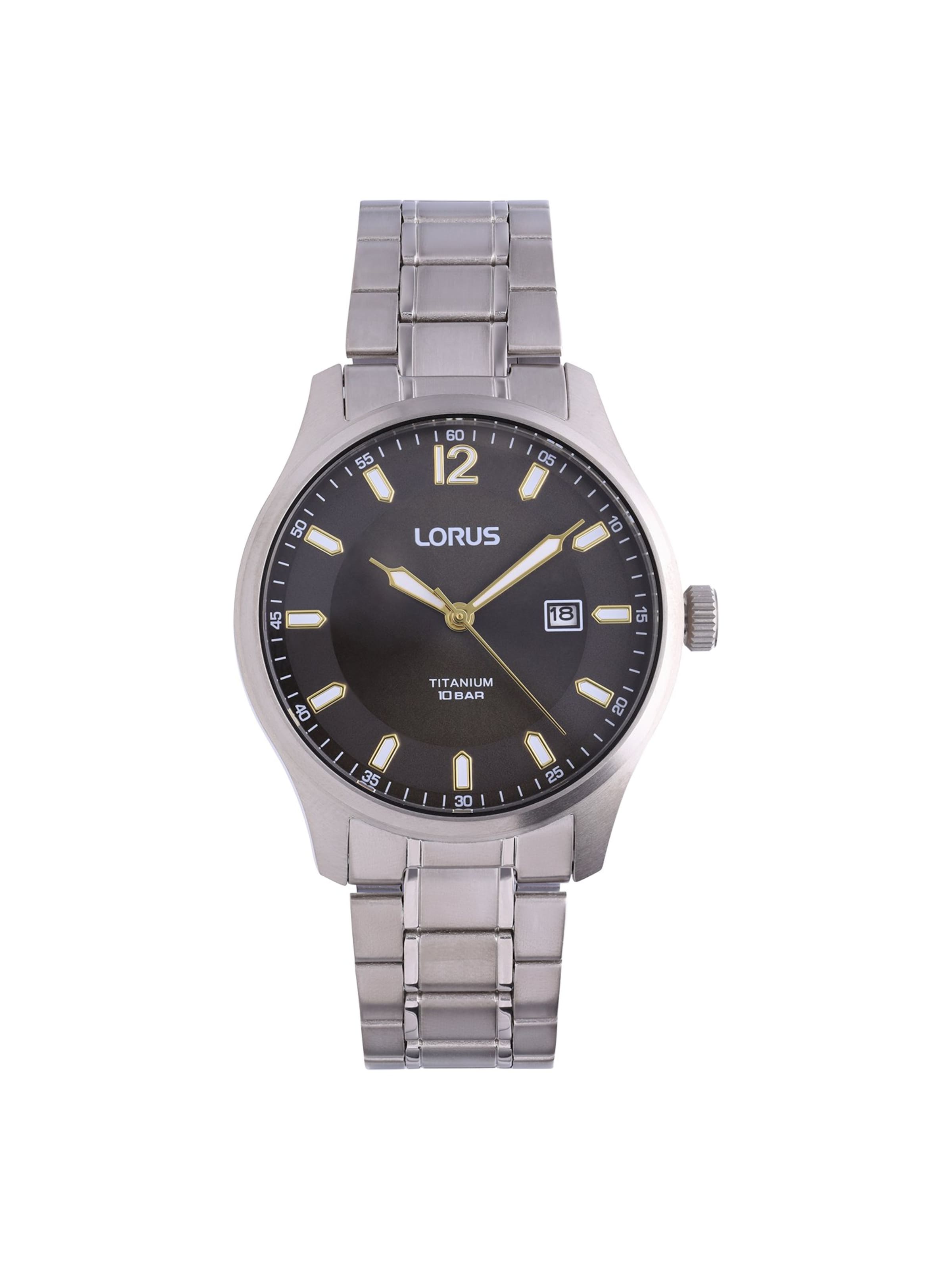 LORUS Analog Watch in Silver: front