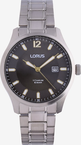 Montre à affichage analogique LORUS en argent : devant