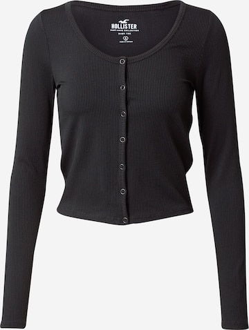 Cardigan HOLLISTER en noir : devant