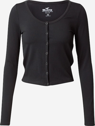 HOLLISTER Cardigan en noir, Vue avec produit