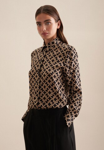 SEIDENSTICKER Blouse 'Schwarze Rose' in Goud