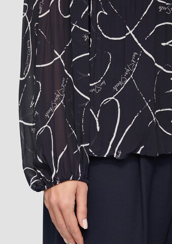 s.Oliver BLACK LABEL Bluse in Blau
