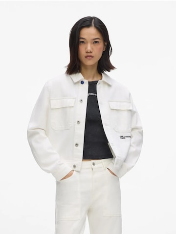 KARL LAGERFELD JEANS Between-season jacket in White: front