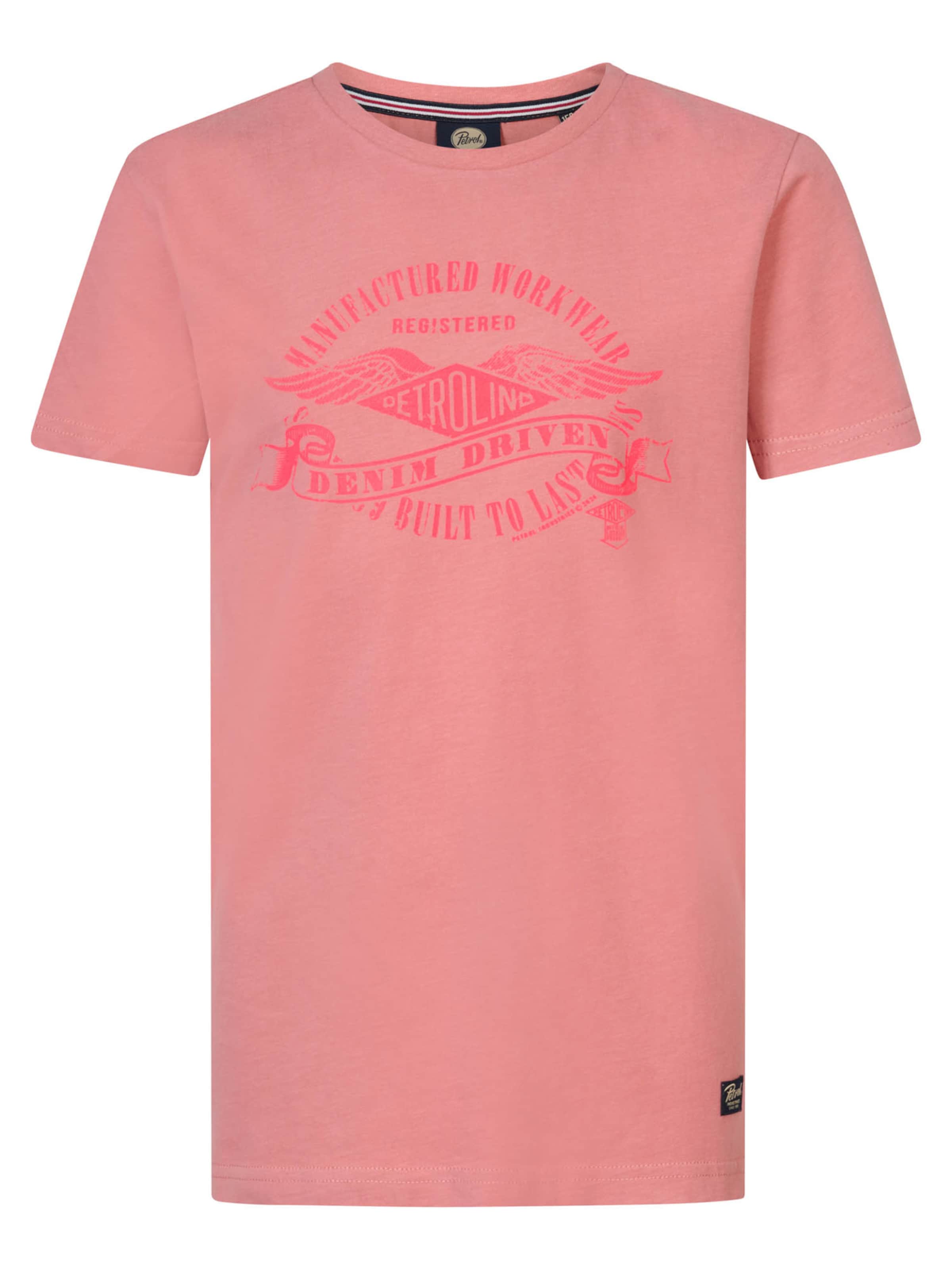 Petrol Industries Shirt Maritima in Koraal Zalm Roze ABOUT YOU