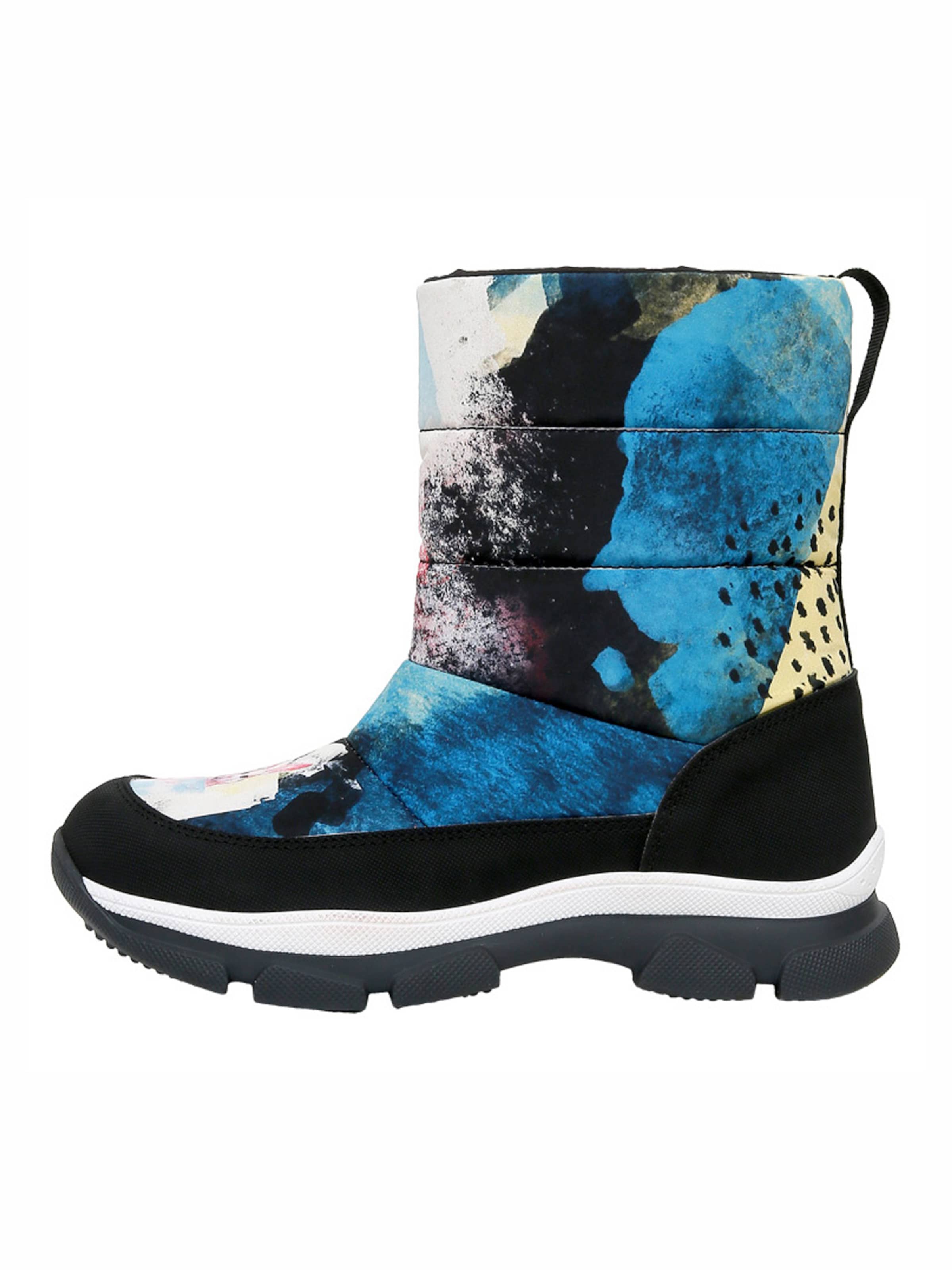 DOGO Snowboots 'DOGO Nortia - Lapin Muse'‌‌‌‌‌‌‌ in Blau: Vorderseite