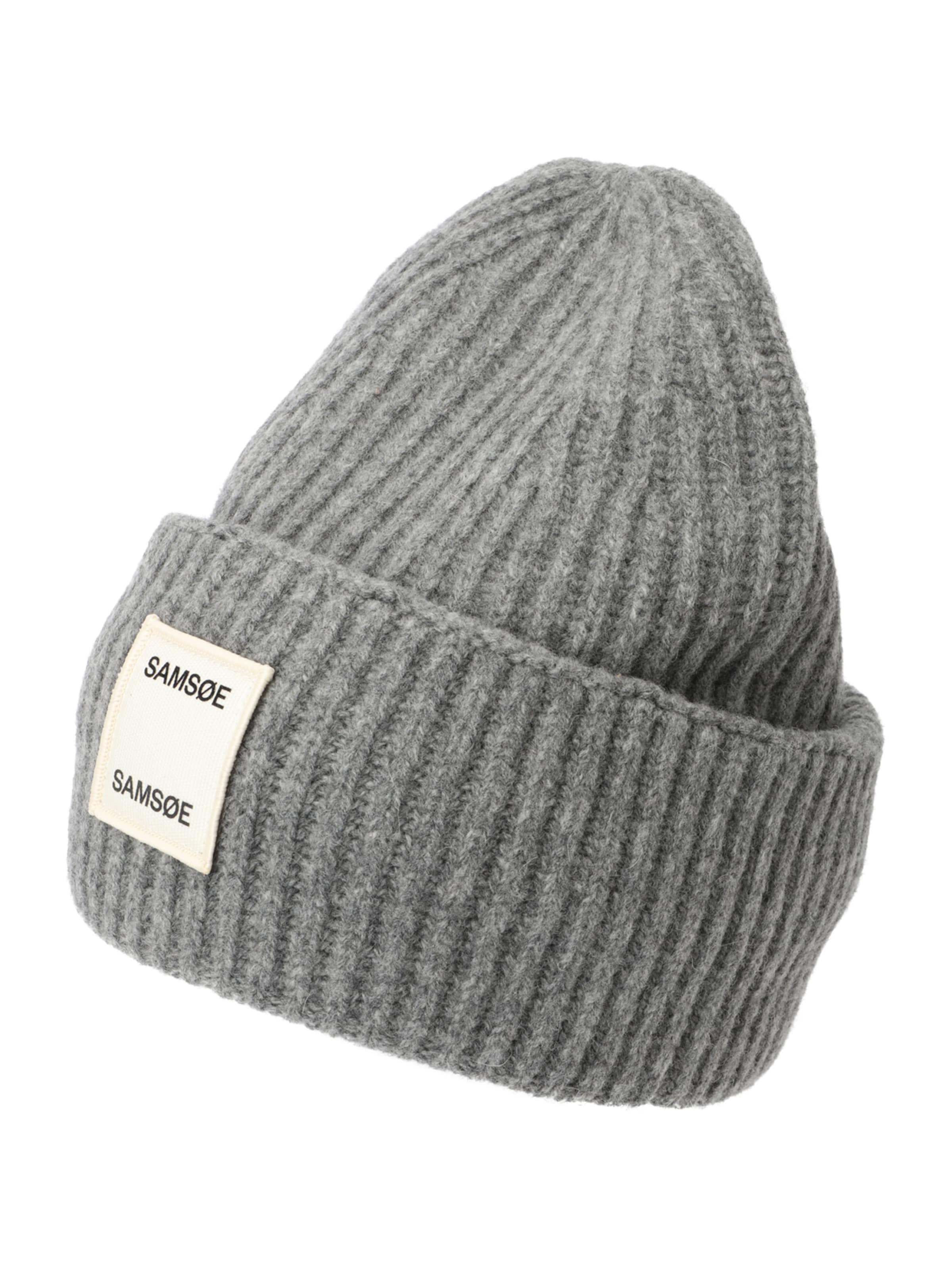 Samsøe Samsøe - Gorra en gris: frente